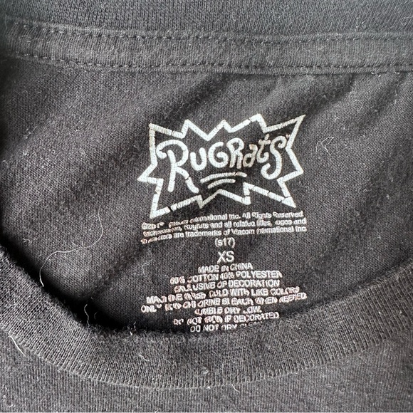Hot Topic | Rugrats Reptar Embroidered Patch T-Shirt | Size Extra Small - Picture 6 of 9
